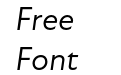 New Atten Regular Italic New Atten Regular Italic