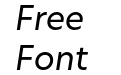 New Hero Regular Italic New Hero Regular Italic