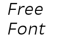 New Nord Light Italic New Nord Light Italic