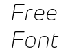 New Rubrik Extra Light Italic New Rubrik Extra Light Italic