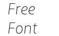 New Zen Thin Italic New Zen Thin Italic