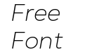 Nexa Text W05 Extra Light It Nexa Text W05 Extra Light It