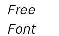 Nitti Grotesk Semi Light Italic Nitti Grotesk Semi Light Italic