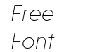 Niveau Grotesk Extra Light Italic Niveau Grotesk Extra Light Italic