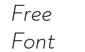 Noah Grotesque Trial Light Italic Noah Grotesque Trial Light Italic