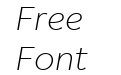 Noah Head Trial Light Italic Noah Head Trial Light Italic
