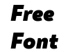Noah Trial Black Italic Noah Trial Black Italic
