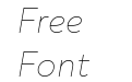 Noah Trial Thin Italic Noah Trial Thin Italic