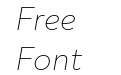 Noah Trial Ultra Light Italic Noah Trial Ultra Light Italic