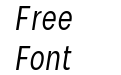 Nominee Light Condensed Italic Nominee Light Condensed Italic