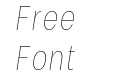 Nominee Thin Condensed Italic Nominee Thin Condensed Italic