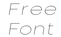 Nominee Thin Extended Italic Nominee Thin Extended Italic