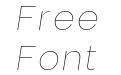 Nominee Thin Italic Nominee Thin Italic