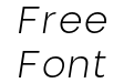 Nominee Ultra Light Italic Nominee Ultra Light Italic