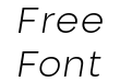 Nominee Ultra Light Italic Nominee Ultra Light Italic