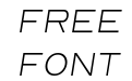 Nord Thin Italic Nord Thin Italic