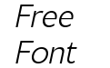 Normaliq Light Italic Normaliq Light Italic