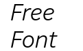 Nort Light Italic Nort Light Italic