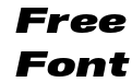 Nuber Next Black Extended Italic Nuber Next Black Extended Italic
