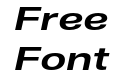 Nuber Next Bold Extended Italic Nuber Next Bold Extended Italic