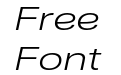 Nuber Next Light Extended Italic Nuber Next Light Extended Italic