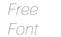 Nuber Next Thin Italic Nuber Next Thin Italic