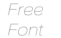 Nuber Next Thin Wide Italic Nuber Next Thin Wide Italic