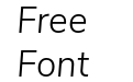 Nunito Sans Light Italic Nunito Sans Light Italic