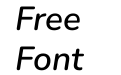 Nunito Semibold Italic Nunito Semibold Italic