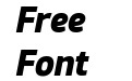 Nusara Extra Bold Italic Nusara Extra Bold Italic