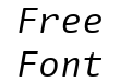 Nuvo Mono Web Italic W03 Regular Nuvo Mono Web Italic W03 Regular