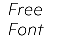 Objektiv Mk1 Light Italic Objektiv Mk1 Light Italic