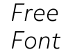 Objektiv Mk3 Light Italic Objektiv Mk3 Light Italic