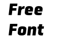 Obvia Black Italic Obvia Black Italic