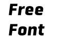 Obvia Bold Italic Obvia Bold Italic