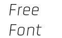 Obvia Thin Italic Obvia Thin Italic