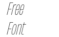 Obviously Cond Thin Italic Obviously Cond Thin Italic