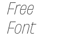 Obviously Narw Thin Italic Obviously Narw Thin Italic