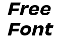 Obviously Semi Italic Obviously Semi Italic