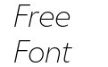 Ofelia Display Extralight Italic Ofelia Display Extralight Italic
