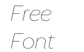 Omnes Thin Italic Omnes Thin Italic