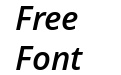 Open Sans Semibold Italic Open Sans Semibold Italic