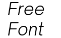 Open Sauce One Light Italic Open Sauce One Light Italic