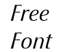 Optima nova LT W04 Italic Optima nova LT W04 Italic