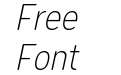 Opun Mai Extra Light Semi Condensed Oblique Opun Mai Extra Light Semi Condensed Oblique