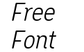 Opun Mai Light Semi Condensed Italic Opun Mai Light Semi Condensed Italic