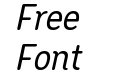 Opun Mai Semi Condensed Italic Opun Mai Semi Condensed Italic