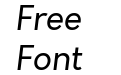 Orkney Regular Italic Orkney Regular Italic