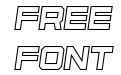 Osmica Bold Italic Outline Osmica Bold Italic Outline