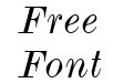 ModernMT Wide Italic